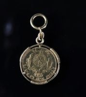 Pièce 20 francs Or - Léopold II et monture or ( 10.20gr)