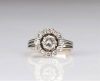 Bague en platine et diamants 1.5 carats taille brillant (9.12gr)