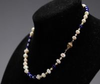 Collier en perle monture en or (14k) (18.2 gr)