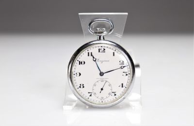 Lot de 2 montres à goussets, une en or 18(k) pour (60gr), joint une montre Longines