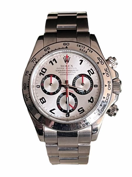 Rolex Daytona Or Blanc Cadran Gris 2007 Boite et papier d’origine 116509