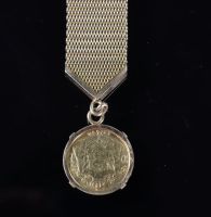 Pièce or 20frs Roi Albert 1914 et monture en or ( 24.06gr)