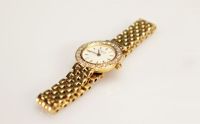 Montre Chopard or (18k) et diamants